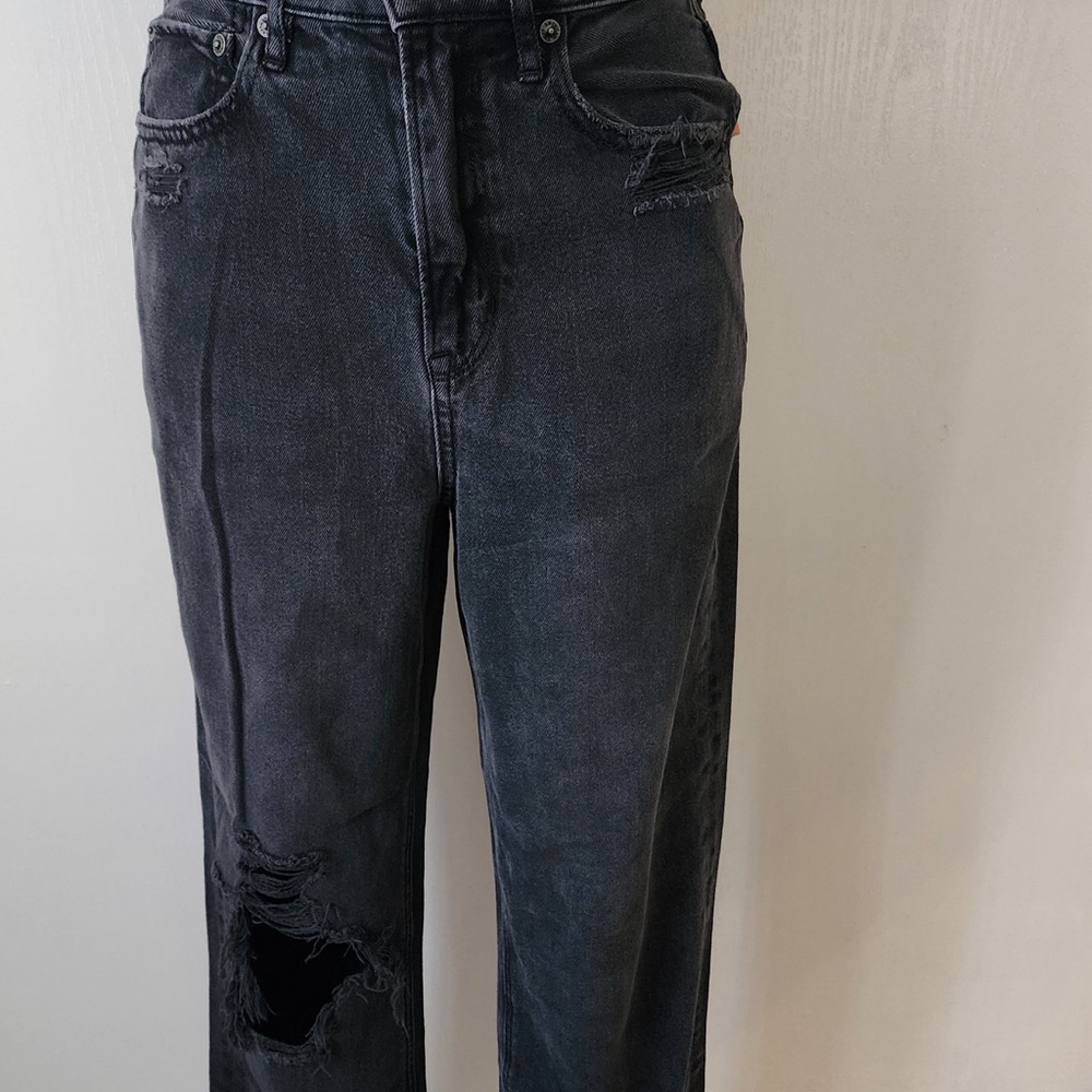 American Eagle Outfitters Black Straight Leg Jeans
